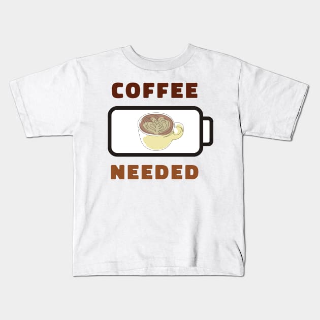 coffee, coffee lover, coffee bean, caffeine, coffee grinder, coffee gift, coffee gift idea, coffee maker Kids T-Shirt by Shadowbyte91